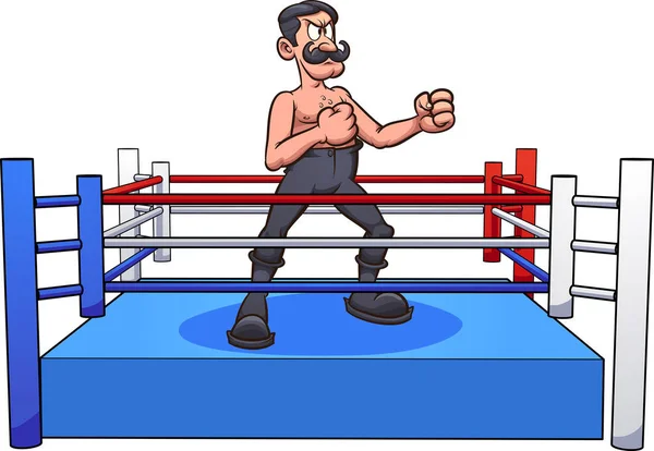 Retro boxer — Stockový vektor