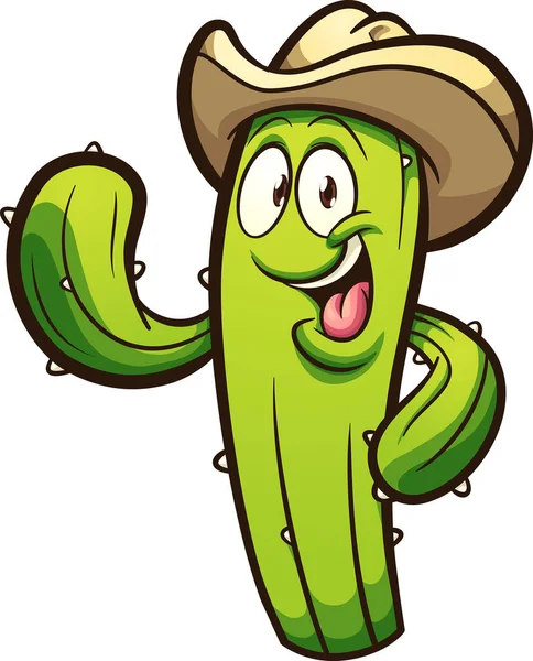 Cactus de vaquero — Vector de stock