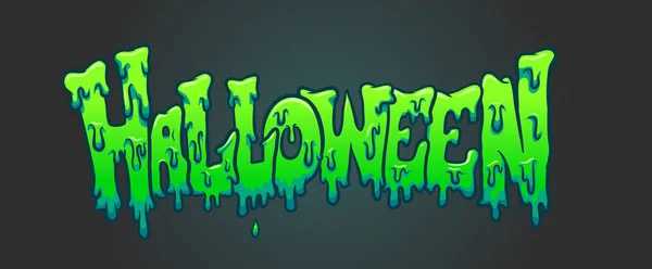Texte d'Halloween — Image vectorielle