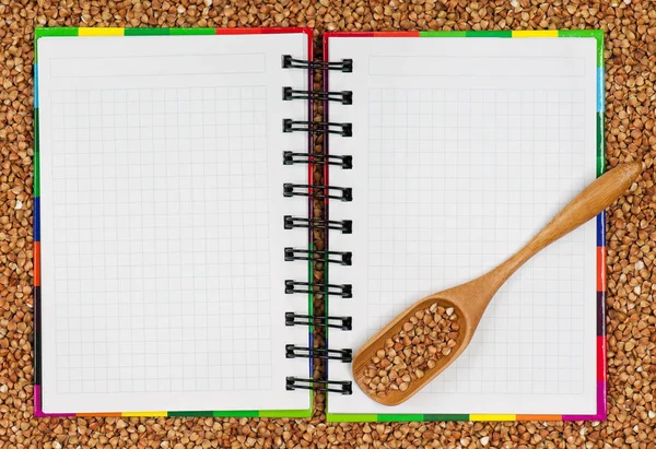 Buckwheat diet set — Stock Photo, Image