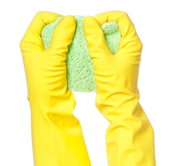Bright rubber gloves — Stock Photo, Image