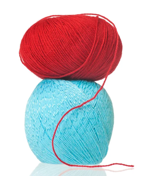 Woolen and acrylic yarn — Stock Photo, Image