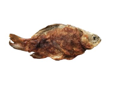 Izgara Crucian Balık - Wild Natural Food Balıkçılık - izole nesne