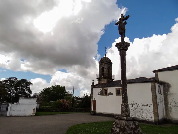 Της Εκκλησίας Του Αγίου Σαλβαδόρ Και Του Κρουούνος Που Προεδρεύει — Φωτογραφία Αρχείου