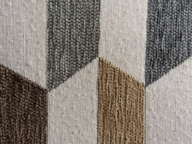 Üç renk kumaş doku