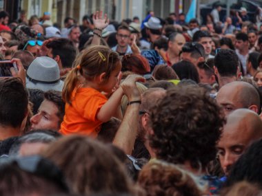Mugardos, A Coruna, Galicia, Ispanya Octopus Party 07-14-2018