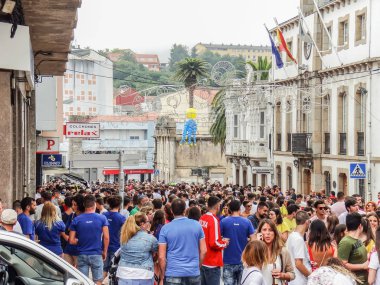 Mugardos, A Coruna, Galicia, Ispanya Octopus Party 07-14-2018