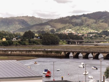 Pontedeume Ortaçağ köprü görünümü
