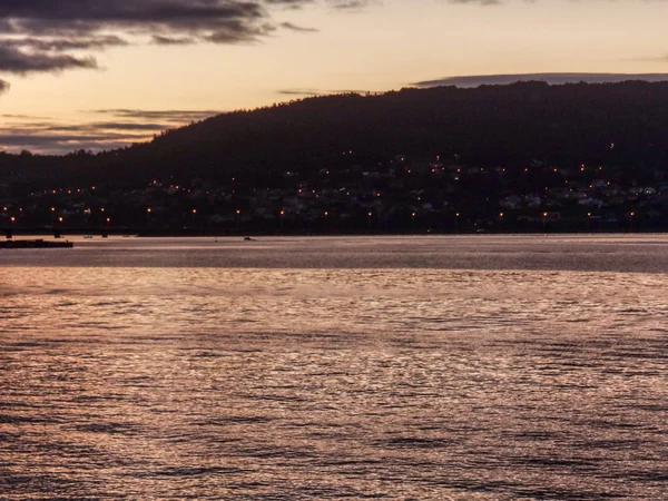 Amanecer Llega Estuario Del Ferrol —  Fotos de Stock