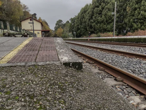 Antigua Estación Ferroviaria Pontedeume Sigue Pie Pesar Haber Sido Desactivada — Foto de Stock