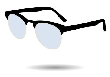 moda gözlük vektör tasarımı