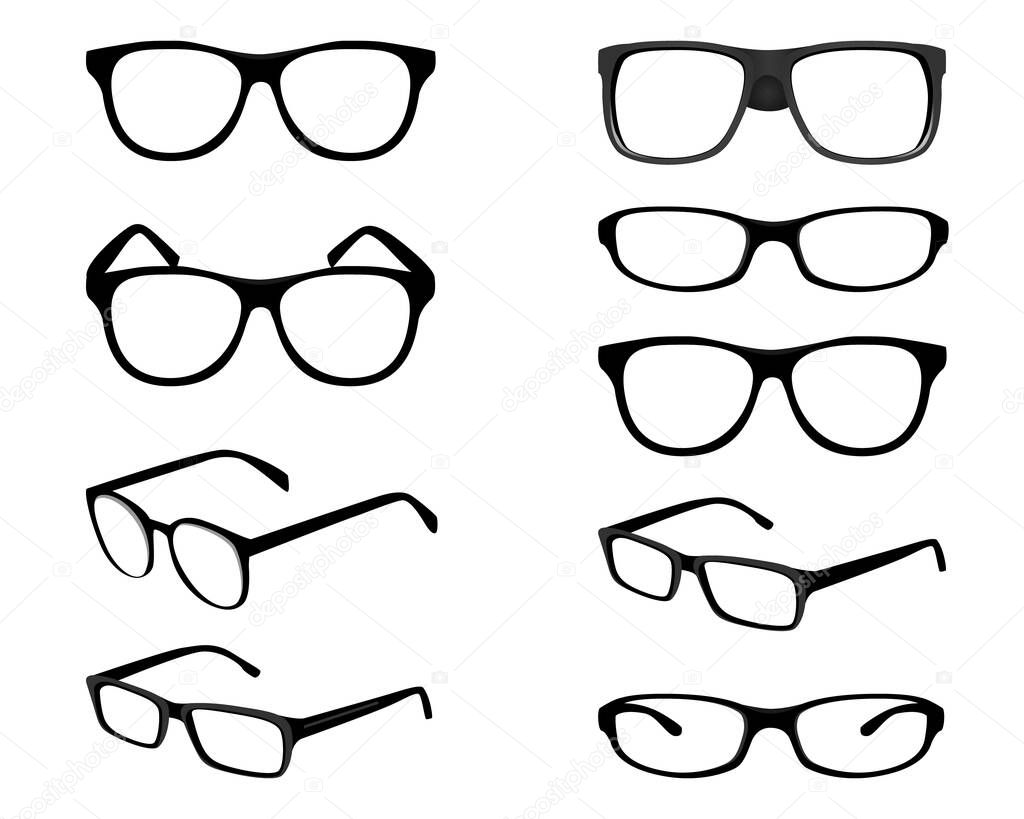 fashion eyeglass vector design