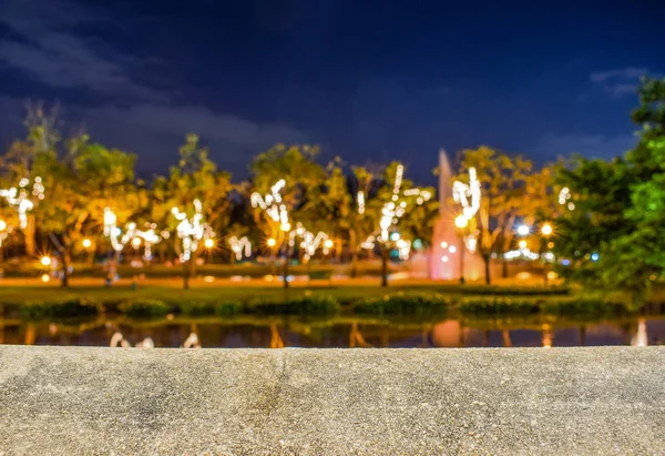 Görüntü bulanık Bokeh arka plan önünde beton