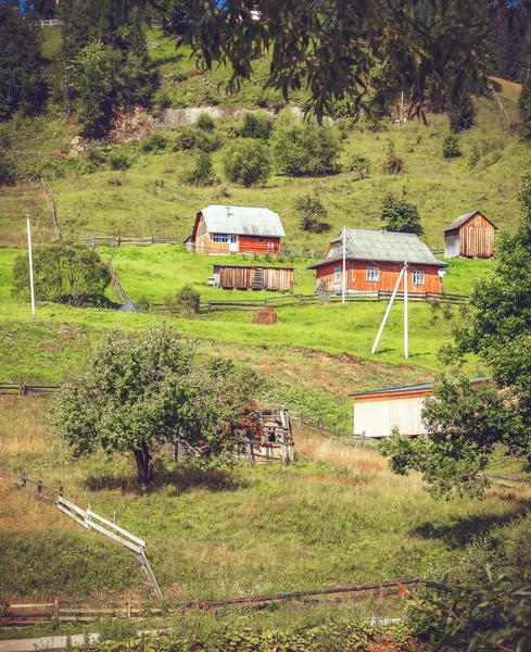 Yaz Sabahı Köyü — Stok fotoğraf