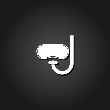 Maske simgesi düz yüzmek