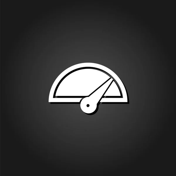 Icono de velocidad plana — Vector de stock