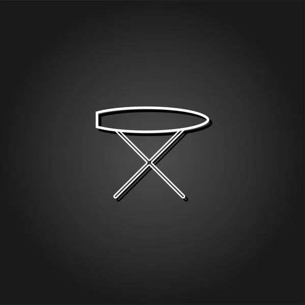 Icono de tabla de planchar plana . — Vector de stock