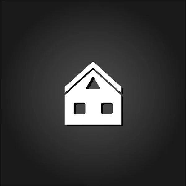 Home icon flat. — Stock Vector