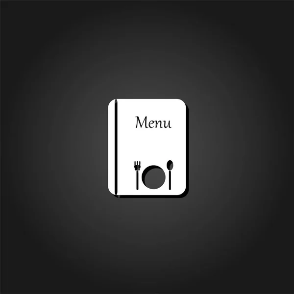 Icône de menu plat . — Image vectorielle
