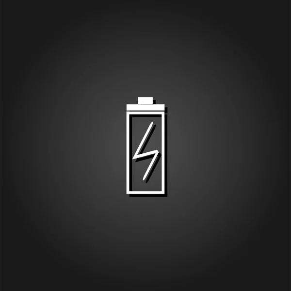 Battery Charging icon flat. — Stock Vector