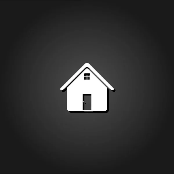 Home icon flat — Stock Vector