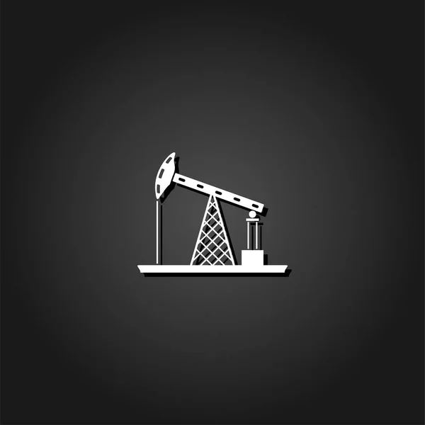 Petrol Rig simgesi düz