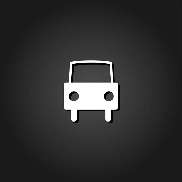 Icône de voiture plat . — Image vectorielle