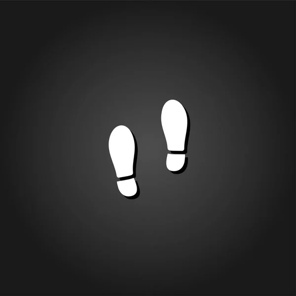 Zapatos icono plano — Vector de stock