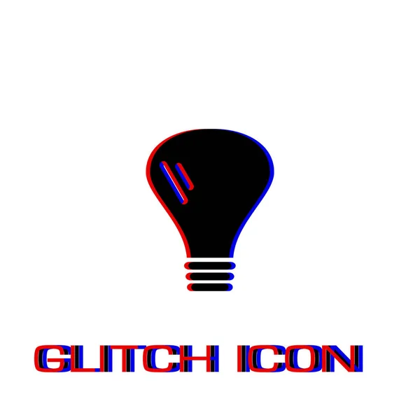 Lamp icon flat
