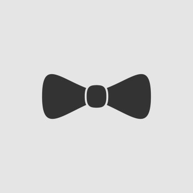 Papyon simgesi düz. Gri arkaplanda siyah resim. Vektör illüstrasyon sembolü