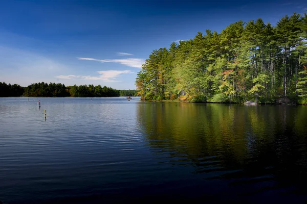 Massabesic Meer New Hampshire Buurt Van Manchester Rustige Plaats — Stockfoto