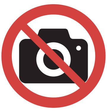 Kamera vektör simgesi durdurmak