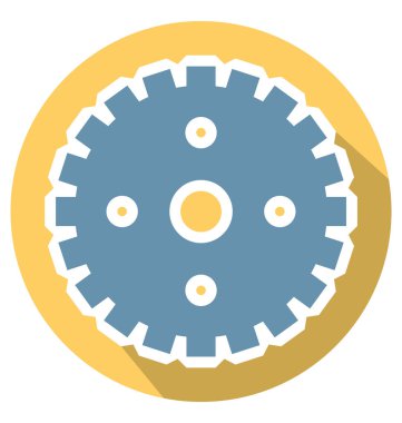 Ayarları renk vektör düzenlenebilir simgesi