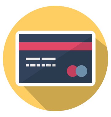 Uluslararası kart renk vektör düzenlenebilir simgesi