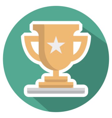 finansal ödül renk vektör düzenlenebilir simgesi