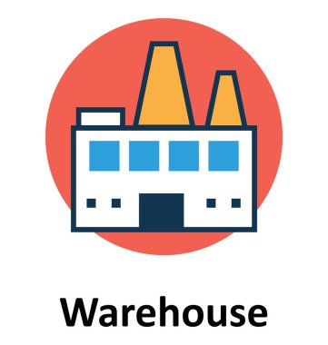 Ambar satır ve dolgu rengiyle Anahat vektör simgesi