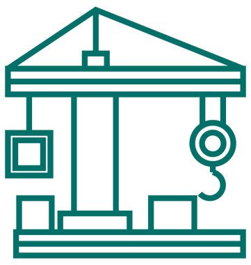 Vinç Lifter veya ağırlık çalışan  