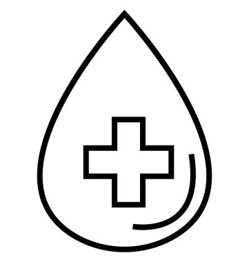 Hat izole vektör simge damla