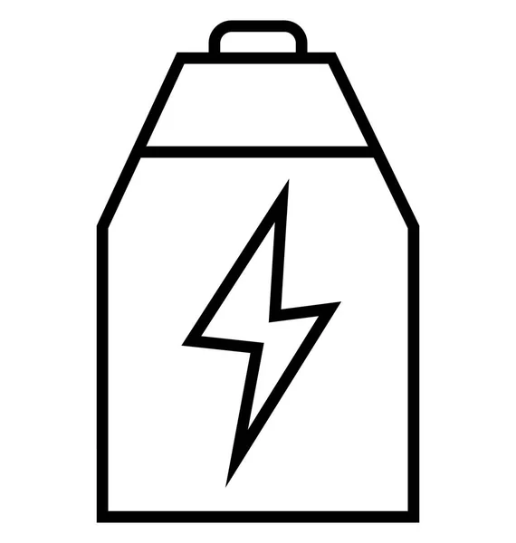 Energy Drink Linie Isolierte Vektor Symbol — Stockvektor