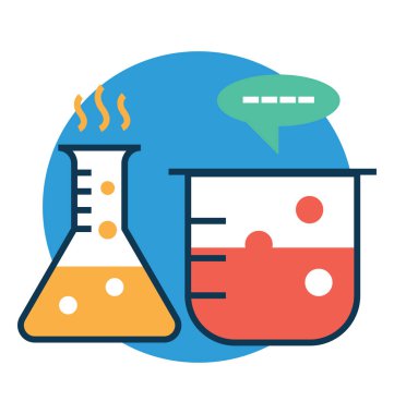 Kabı ile sohbet hattı ve renk düzenlenebilir vektör simgesi ile doldurun 