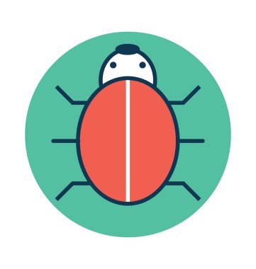 Internet hata satır ve dolgu rengi düzenlenebilir vektör simgesi olan 