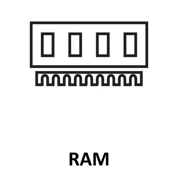 가능한 Ram 아이콘 — 스톡 벡터