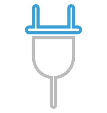 Tak izole satırı vektör simgesi düzenlenebilir