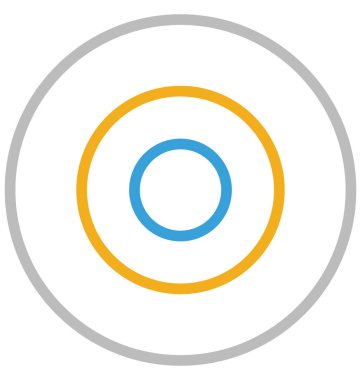 Hoparlör izole çizgi vektör simgesi düzenlenebilir 