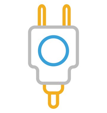 Tak izole satırı vektör simgesi düzenlenebilir