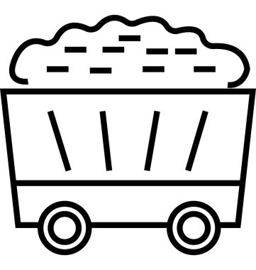 Beton araç vektör simgesi