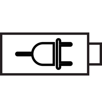 Pil hat izole vektör simge tamamen düzenlenebilir
