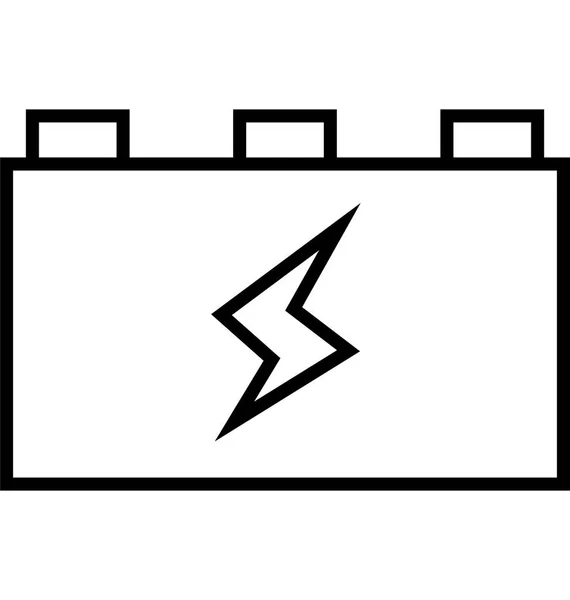 Autobatterie Symbol — Stockvektor