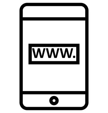 Web sitesinde telefon hattı vektör simge düzenlenebilir