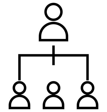 Kullanıcı paylaşım satırı vektör simgesi düzenlenebilir